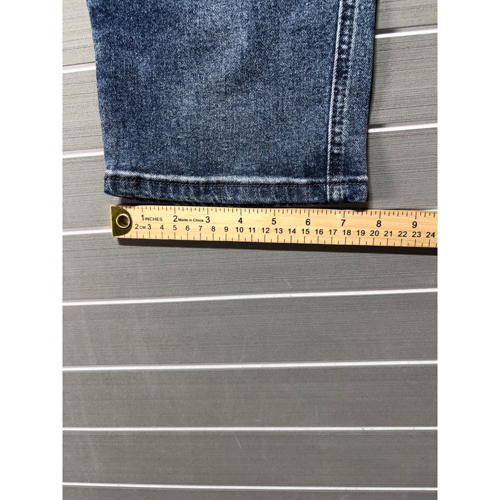 KanCan Women Blue Cargo Jeans Straight Leg High Rise Stretch Denim KC7843D 13/30 - Picture 3 of 13